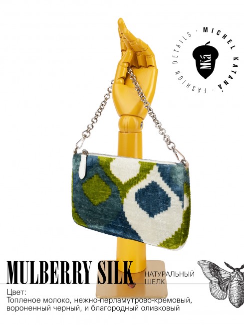 Клатч-конверт-косметичка из Шелка Женский VITA LUDUS EST!_Thiny/S